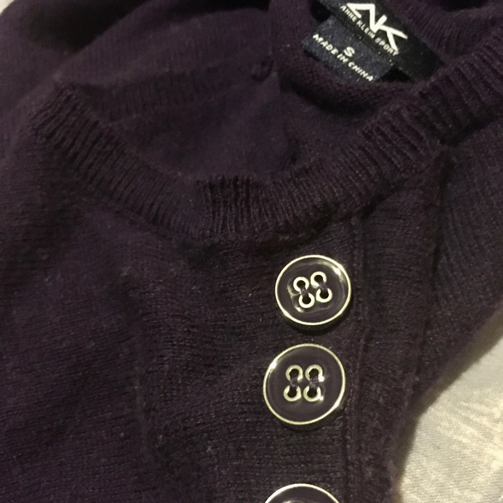 Deep purple soft sweater